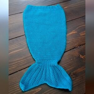 Teal baby mermaid tail